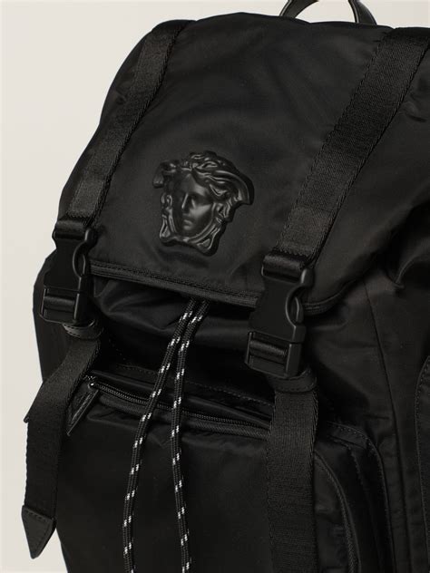 black versace backpack|Versace backpack gift.